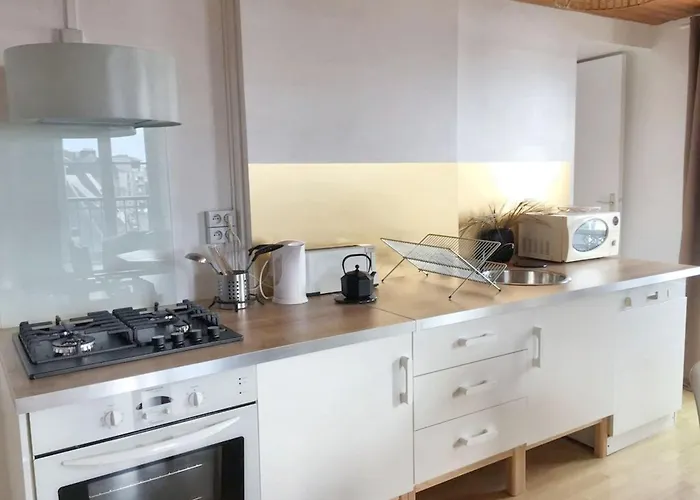 Appartement d\'une chambre avec vue sur la mer et wifi a Granville